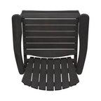 TUYOHW Acacia Wood Adirondack Dining Chairs Set of 2,Outdoor Weather Resistant Patio Chairs,300lb Capacity