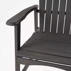 TUYOHW Acacia Wood Adirondack Dining Chairs Set of 2,Outdoor Weather Resistant Patio Chairs,300lb Capacity