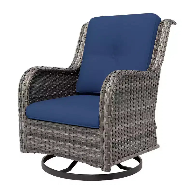 UPTIOT Outdoor Swivel Rocker Patio Chair
