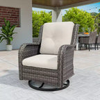 UPTIOT Outdoor Swivel Rocker Patio Chair