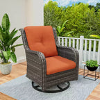 UPTIOT Outdoor Swivel Rocker Patio Chair