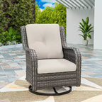 UPTIOT Outdoor Swivel Rocker Patio Chair