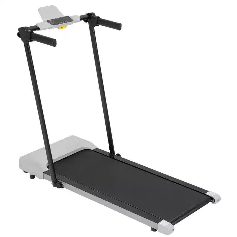 Tapis Roulant Pieghevole Leggero Okak con Braccioli, Tapis Roulant Portatile con Schermo LED, Tapis Roulant Walking Pad per Uso Domestico e Ufficio