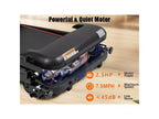Okak 2.5HP Quiet Folding Treadmill with Heart Rate Sensor, Walking Treadmill with 6 Shock-Absorbing, Compact Treadmill with Bluetooth Speaker, Black