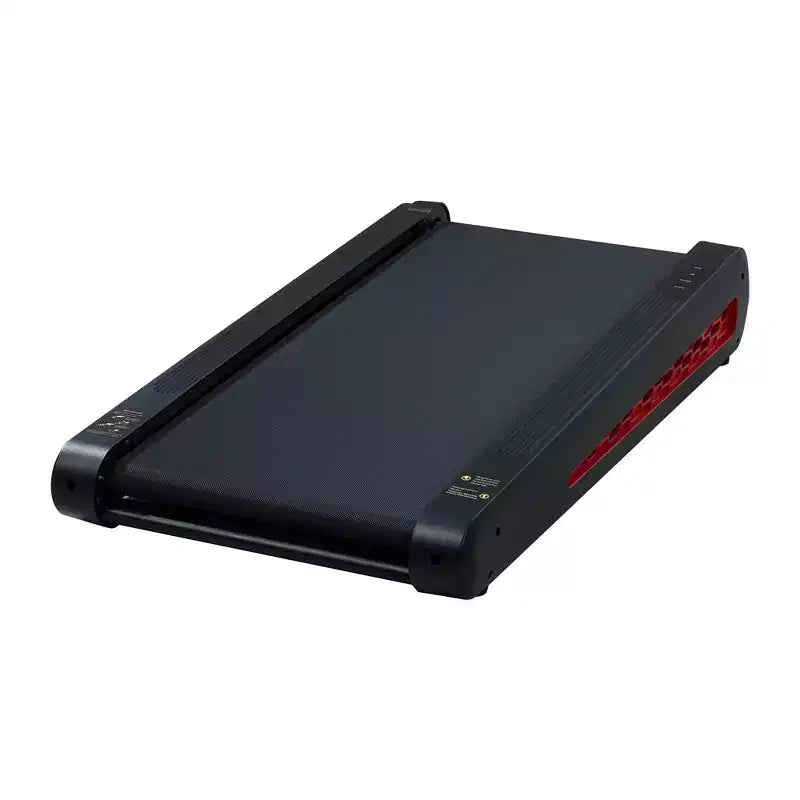 Tapis roulant Okak Walking Pad con 7 inclinazioni, Tapis roulant pieghevole con 2,55 HP e display LED, Tapis roulant sotto la scrivania per casa, ufficio, Nero+Grigio