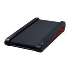 Tapis roulant Okak Walking Pad con 7 inclinazioni, Tapis roulant pieghevole con 2,55 HP e display LED, Tapis roulant sotto la scrivania per casa, ufficio, Nero+Grigio