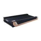 Tapis roulant Okak 8 Incline Walking Pad con display a LED, tapis roulant sotto scrivania con capacità di 100 kg, tapis roulant da camminata da 2,55 HP, nero+grigio
