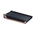 Tapis roulant Okak 8 Incline Walking Pad con display a LED, tapis roulant sotto scrivania con capacità di 100 kg, tapis roulant da camminata da 2,55 HP, nero+grigio