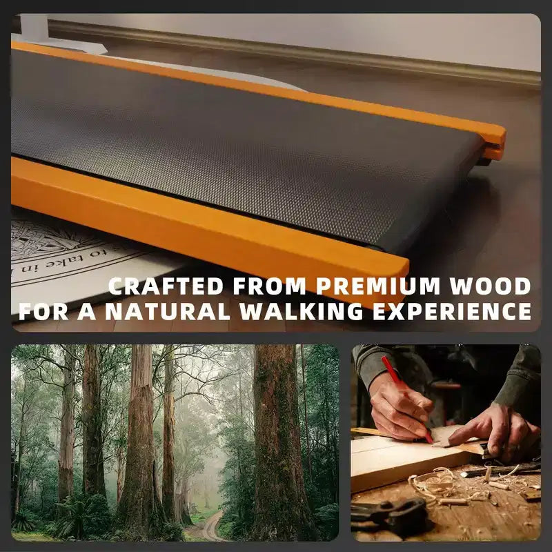 Tapis Roulant Okak 6% Inclinato con Display LED, Tapis Roulant Sotto la Scrivania con Supporto Verticale, Tapis Roulant Portatile per Casa, Ufficio, Nero