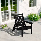Hyleory HDPE Patio Adjustable Adirondack Chair, All Weather Outdoor Chair