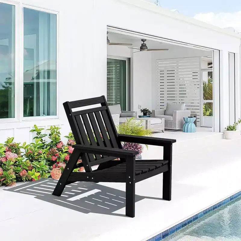 Hyleory HDPE Patio Adjustable Adirondack Chair, All Weather Outdoor Chair