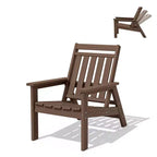 Hyleory HDPE Patio Adjustable Adirondack Chair, All Weather Outdoor Chair