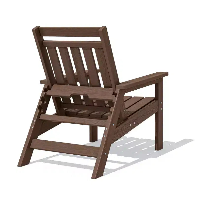 Hyleory HDPE Patio Adjustable Adirondack Chair, All Weather Outdoor Chair
