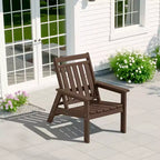 Hyleory HDPE Patio Adjustable Adirondack Chair, All Weather Outdoor Chair