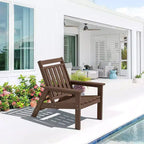 Hyleory HDPE Patio Adjustable Adirondack Chair, All Weather Outdoor Chair