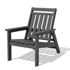 Hyleory HDPE Patio Adjustable Adirondack Chair, All Weather Outdoor Chair