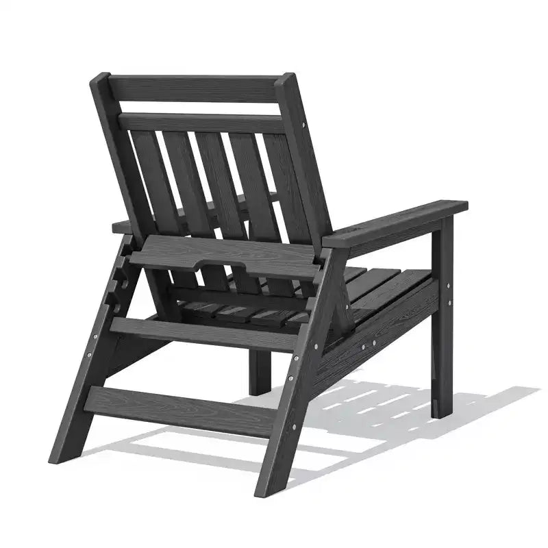 Hyleory HDPE Patio Adjustable Adirondack Chair, All Weather Outdoor Chair