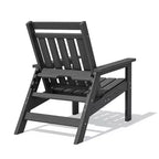 Hyleory HDPE Patio Adjustable Adirondack Chair, All Weather Outdoor Chair
