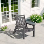 Hyleory HDPE Patio Adjustable Adirondack Chair, All Weather Outdoor Chair