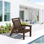 Hyleory HDPE Patio Adjustable Adirondack Chair, All Weather Outdoor Chair