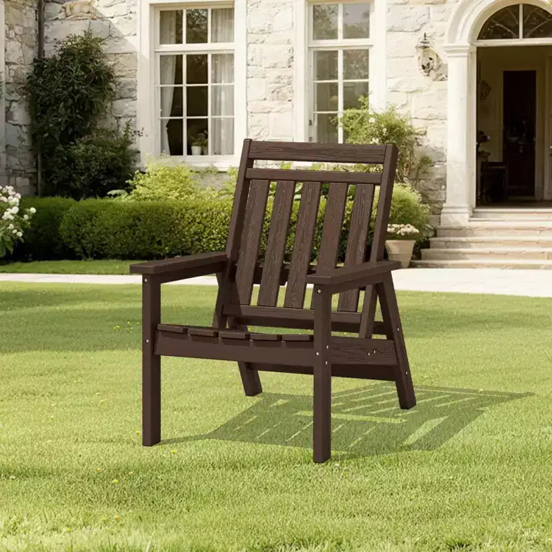 Sedia Adirondack regolabile da giardino Hyleory in HDPE, per tutte le stagioni