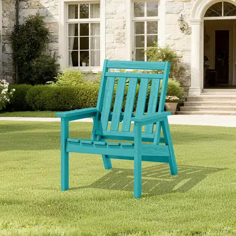 Sedia Adirondack regolabile da giardino Hyleory in HDPE, per tutte le stagioni