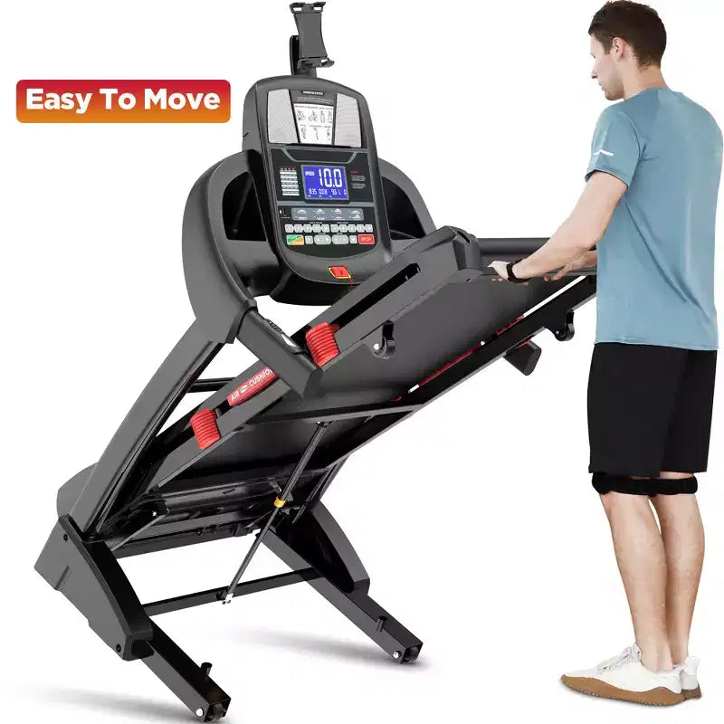 Tapis roulant con inclinazione automatica del 20% per la casa, capacità di 136-181 kg, tapis roulant pieghevole per corsa e camminata, velocità massima di 19 km/h, 71 programmi, Bluetooth