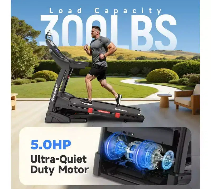 Tapis Roulant in Offerta, Sconti su Tapis Roulant Pieghevole da 5.0HP per Casa con 20 Livelli di Inclinazione Automatica, Tapis Roulant Elettrico Pieghevole da Corsa