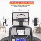 Treadmill for Home, 20% Auto Incline12MPH Speed, LED, 300LBS Capacity, Bluetooth Speaker, 4.75HP Home Office Treadmills for Running Jogging Walking