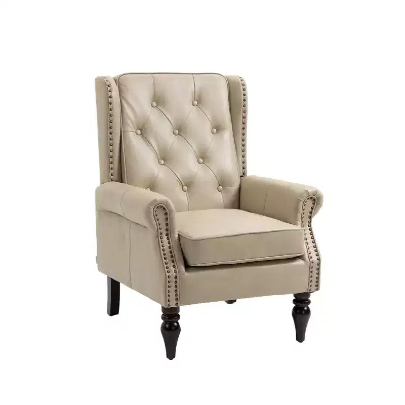 Poltrona lounge, poltrona con struttura in legno e cuscino rimovibile, poltrona moderna per soggiorno e camera da letto