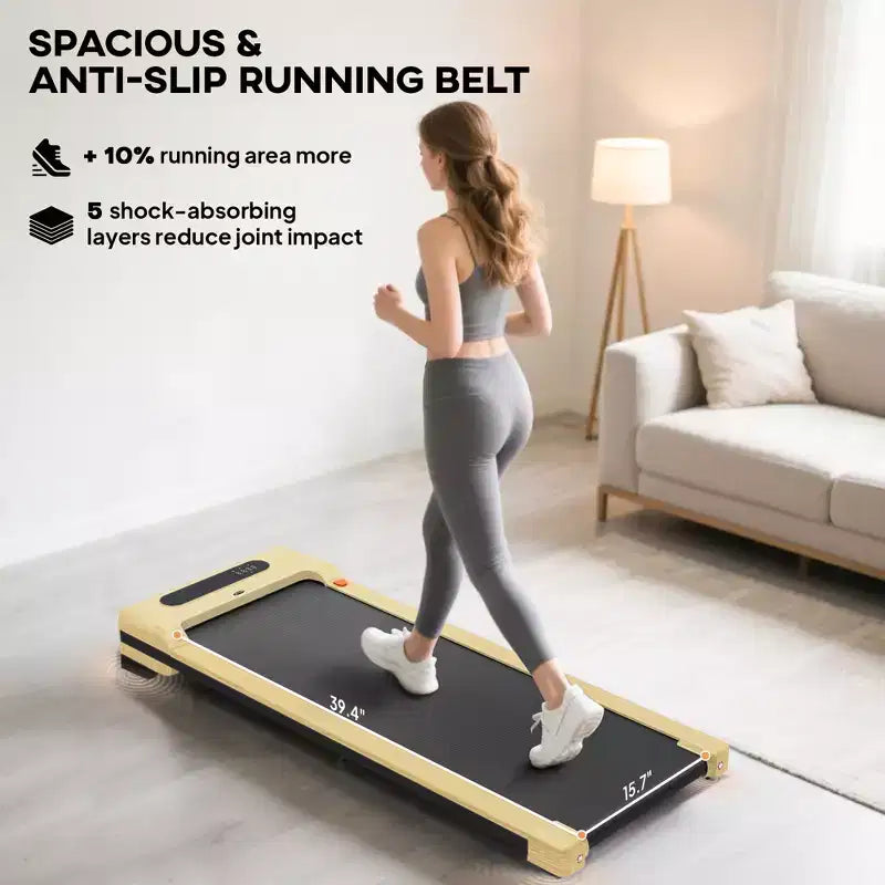 Tapis Roulant Walking Pad 2.5HP Motore Silenzioso Tapis Roulant Portatile Sotto Scrivania per Ufficio Casa