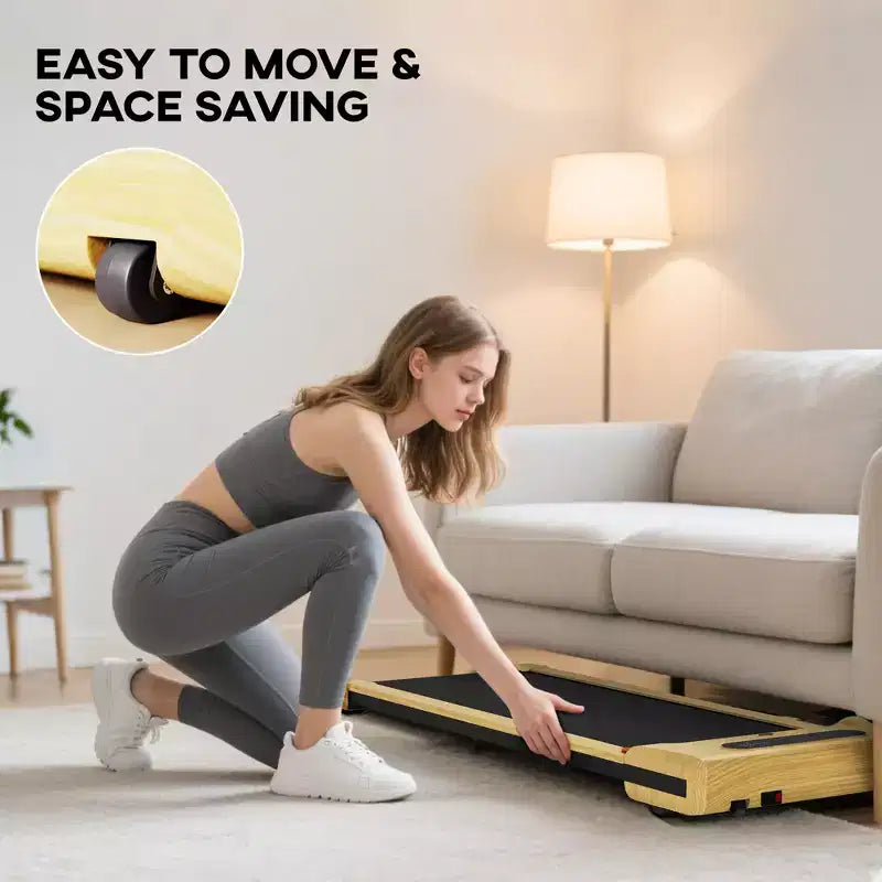 Tapis Roulant Walking Pad 2.5HP Motore Silenzioso Tapis Roulant Portatile Sotto Scrivania per Ufficio Casa