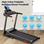 Tapis roulant inclinabile da 3HP, capacità 300 libbre, tapis roulant pieghevole per casa, 71 programmi di allenamento, doppi altoparlanti Bluetooth e controllo tramite APP intelligente, tapis roulant per camminata e jogging