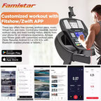Tapis roulant pieghevole da 5HP con inclinazione automatica del 20%, tapis roulant da 400 libbre per la casa, controllo personalizzato tramite app, 71 programmi, velocità rapida di 12 MPH per intensità di allenamento varie