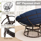 Poltrona Papasan da esterno con cuscini