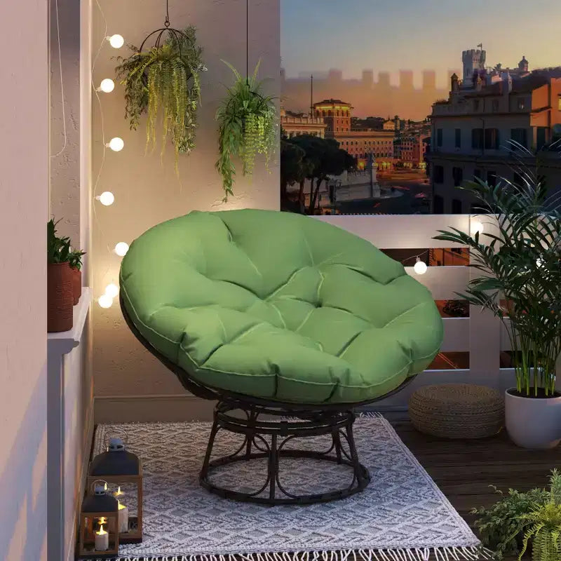 Poltrona Papasan da esterno con cuscini