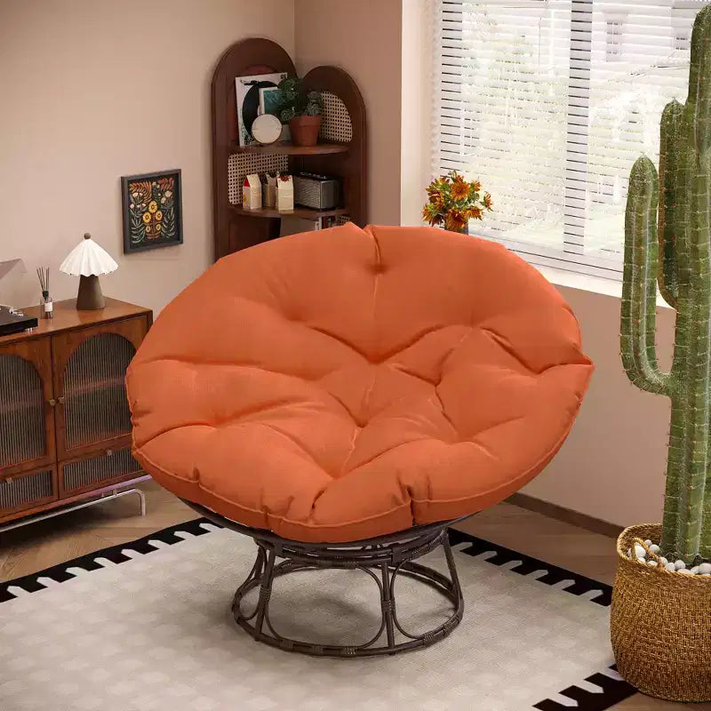 Poltrona Papasan da esterno con cuscini