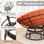 Poltrona Papasan da esterno con cuscini