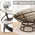 Poltrona Papasan da esterno con cuscini