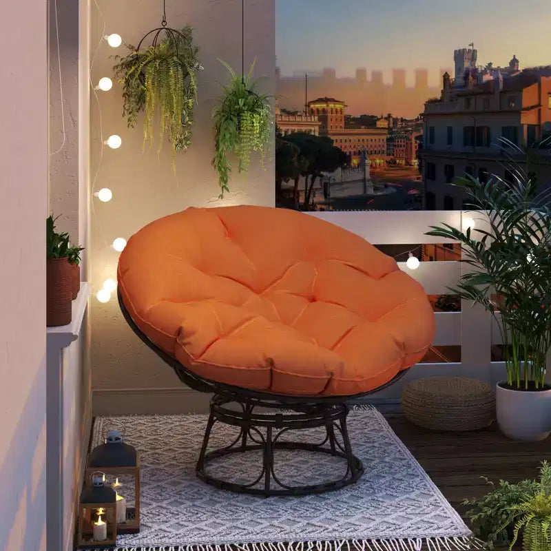 Poltrona Papasan da esterno con cuscini