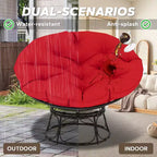Poltrona Papasan da esterno con cuscini