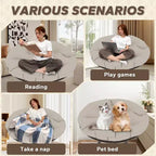 Poltrona Papasan da esterno con cuscini