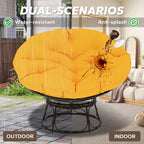 Poltrona Papasan da esterno con cuscini