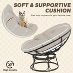 Poltrona Papasan da esterno con cuscini