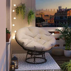 Poltrona Papasan da esterno con cuscini