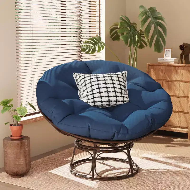 Poltrona Papasan da esterno con cuscini