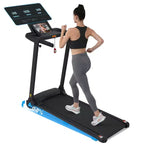 Whisen Tapis Roulant Pieghevole Silenzioso 3.0HP, Capacità 136 kg Tapis Roulant per Esercizi a Casa con Inclinazione, Sensori di Frequenza Cardiaca - Nero