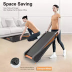 Tapis Roulant Whisen Walking Pad Sottoscrivania per Esercizi a Casa con Inclinazione per Piccoli Spazi - Nero