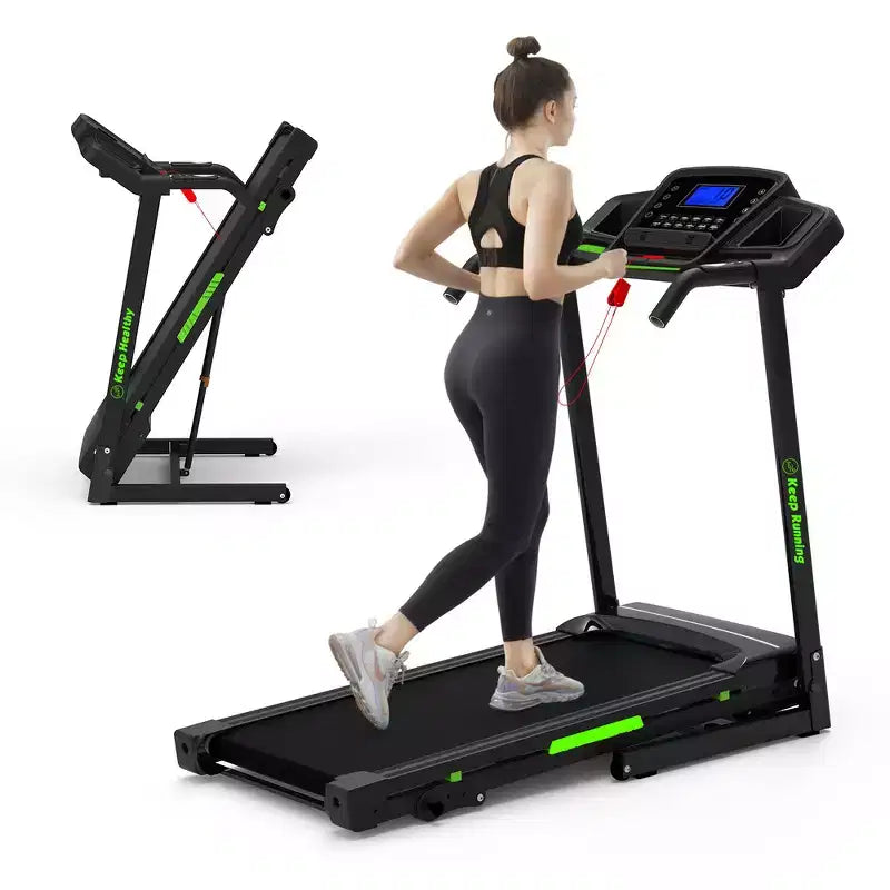 Tapis Roulant Elettrico Pieghevole Whisen, Tapis Roulant da Allenamento da 3,5 CV per la Corsa e la Camminata con 12 Programmi Preimpostati, Inclinazione, Controlli di Velocità sul Corrimano