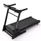 Tapis Roulant Pieghevole Whisen, Macchina da Corsa per Allenamento con 12 Programmi Preimpostati, Inclinazione - Nero e Rosso